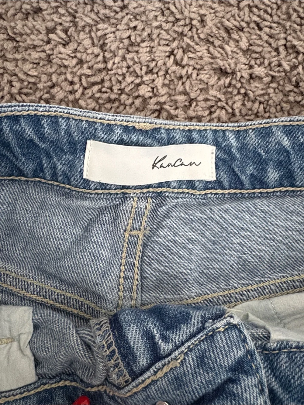 KanCan Distressed Denim Shorts